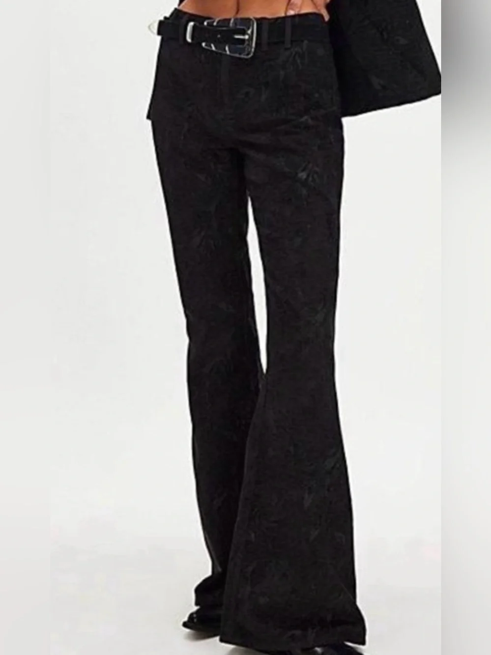 Free People Zoe Tux Pants. NWT. Black